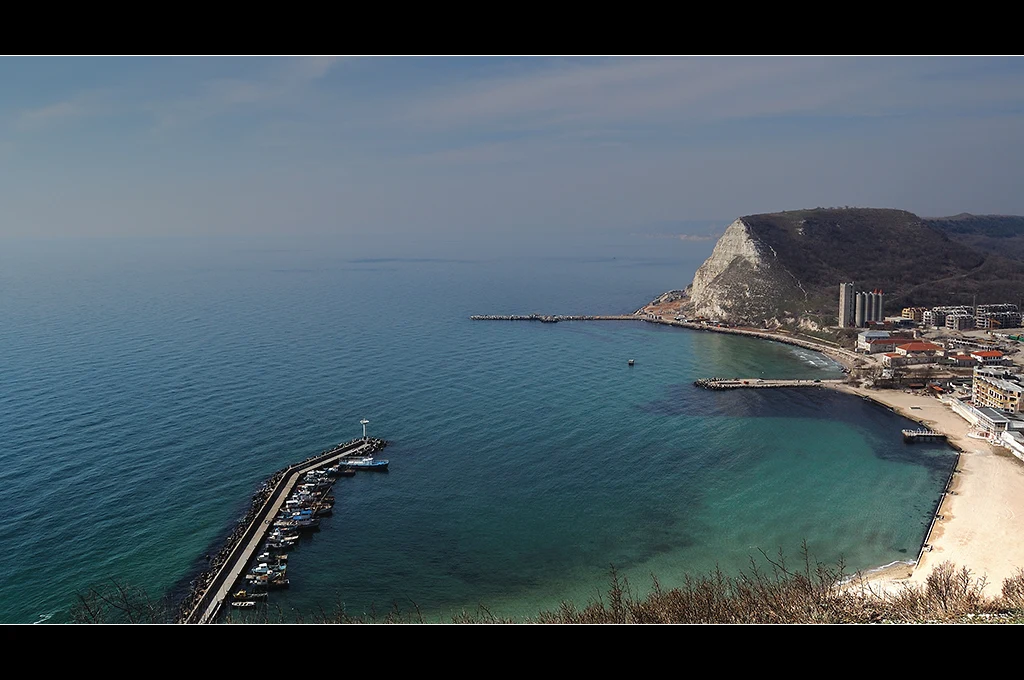 Kavarna harbour and Black Sea coast